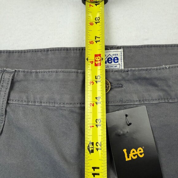 Lee Workwear Men's Painters Grey Pocket Tool Heavy Duty Carpenter Shorts 46 NWT - Picture 9 of 11